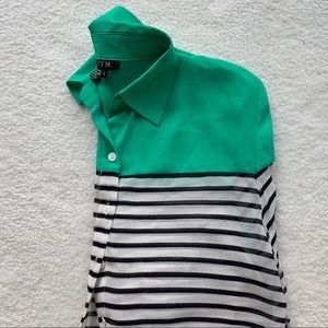 BUNDLE & SAVE - WM’S Striped Button Down - Large
